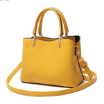 (37) Designer Luxury  Simple British Small Square PU Leather V-Pattern Handbags for Women