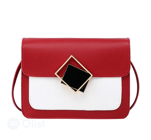 (08S) Women's Mini Small Square Pack Shoulder Bag