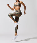 Serpentine Bronzing Printed Leggings