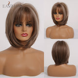 Short Straight Hair Various Colors Synthetic Wigs