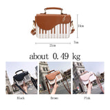 (27S) Piano Design PU Leather Designer Shoulder Bags for Women