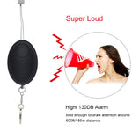 Personal Self-Defense for Girls Security Emergency Alarm Keychain 130db