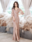 Elegant Maxi Sequin Evening Dress 92