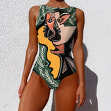 Women's Print One Piece Swimsuit