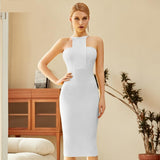 Sexy Halter Top Bodycon Bandage Sleeveless  Dress 110