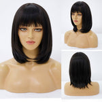 Female Short and Medium Stylish Smooth Synthetic Hair With Various Colors (07)