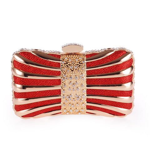 Banquet Clutch Bag with Small Square Chain 02