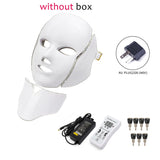 LED 7 Colors Facial Mask and Neck Light Skin Care Beauty Therapy