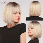 Short Bob Color Variations Synthetic Wigs