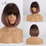 Short Bob Color Variations Synthetic Wigs