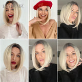 Short Bob Color Variations Synthetic Wigs