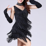 Sexy Vintage Sling Sequin Bodycon Mini Dress 12