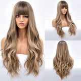 Long Synthetic Stylish Hair With A Variation of Colors (16)