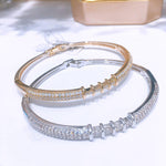 High-end Trendy Paved Cubic Zirconia Bracelet B3