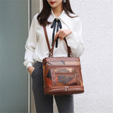 (10) Woman's Luxury Designer Tote Leather Shoulder Bag