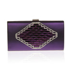 Fashion PU Leather with Rhinestone Clutch Bag 07