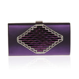 Fashion PU Leather with Rhinestone Clutch Bag 07