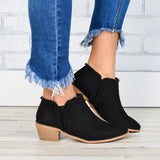 Causal Slip On Ankle High Creepers, Flat Shoes 95