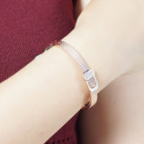 Trendy Fashion Gold, Silver, Rose Gold Color Belt Design Bracelet B2