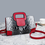 (09S) Classic Snake Printing High Quality Crossbody Bags for Women