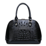 (53) Fashion Crocodile Style PU Leather Shell Handbag Large Shoulder Bag