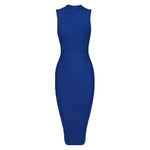 Fashion High Neck Bandage, Bodycon Dress 139