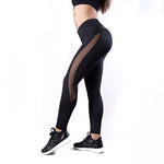 Solid High Waist Black Fitness Legging