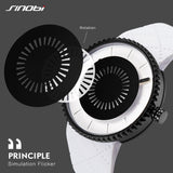 Creative Sport Watch Unique Unisex Gear Design Silicone Band Quartz Movement  M13