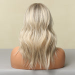 Medium Wavy and Straight Various Colors Synthetic Wigs (37)