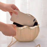 PU Leather Round Shape Clutch Bag  12