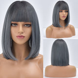 Female Short and Medium Stylish Synthetic Wig With Various Colors (08)