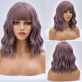 Female Short and Medium Stylish Synthetic Wig With Various Colors (08)