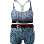 2 Piece Ethika Underwear Sports Bra  Fitness Women Set