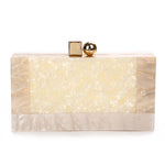 Marble Pattern Acrylic Party Wedding Clutch Bag  06