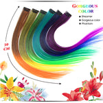 Clip On Hair Extension, 57Colors (01)