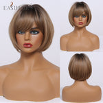 Short Bob Color Variations Synthetic Wigs