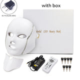 LED 7 Colors Facial Mask and Neck Light Skin Care Beauty Therapy