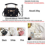 (19S) Designer Luxury Flap  Solid Color PU Leather Crossbody Shoulder Bags for Women