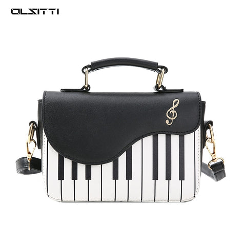 (27S) Piano Design PU Leather Designer Shoulder Bags for Women