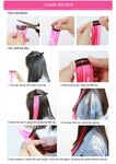 Clip On Hair Extension, 57Colors (01)