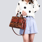 (17) Woman's  Luxury Pu Leather Handbags Fashion Crossbody Bags