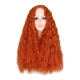 Long Curly Multi Colored Synthetic Wig