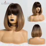 Short Bob Color Variations Synthetic Wigs