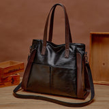 (05) Women's Large Capacity Tote Crossbody Handbag