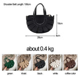 (40) Retro Designed Shell Solid Color PU Leather Shoulder Bags for Women