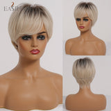 Short Straight Hair Various Colors Synthetic Wigs