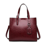 Woman's Pu Leather Soft Large Capacity Women Crossbody Bag