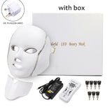 LED 7 Colors Facial Mask and Neck Light Skin Care Beauty Therapy