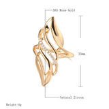 Rose Gold Color Fancy Shape Ring With Cubic Zirconia Ring R13