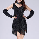 Sexy Vintage Sling Sequin Bodycon Mini Dress 12